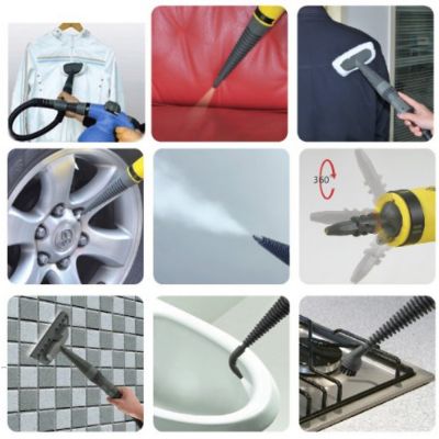 Image showing  DB Tech Handheld Multi-Purpose Pressurized Steam Cleaner for Stain Removal, Bed Bug Control & More