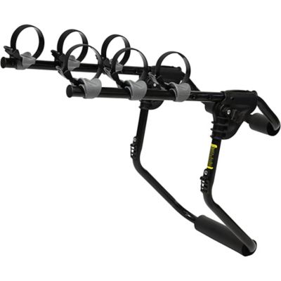 Saris Guardian Trunk Bike Rack Mount, No Assembly Bike Cargo Rack for Cars, 3 Bikes