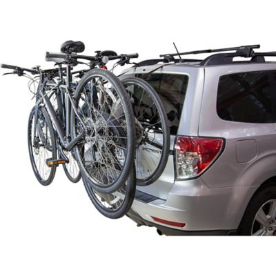 Image showing  Guardian Trunk Bike Rack Mount, No Assembly Bike Cargo Rack for Cars, 3 Bikes