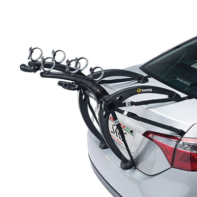 Saris Bike Racks, Bones Car Trunk Bicycle Rack Carrier, Mounts 3 Bikes