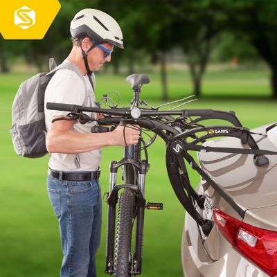 Image showing 7 th Saris 35 lb. Capacity 2-Bicycle Bike Racks, Bones EX Car Trunk Bicycle Rack Carrier