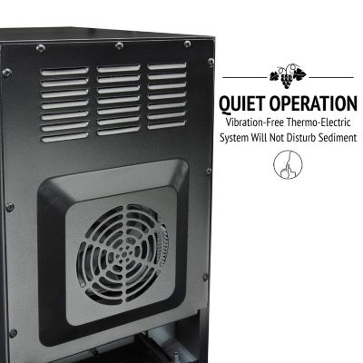 Image showing 6 th Ivation 8 Bottle Thermoelectric Wine Cooler, Quiet Freestanding Wine Fridge