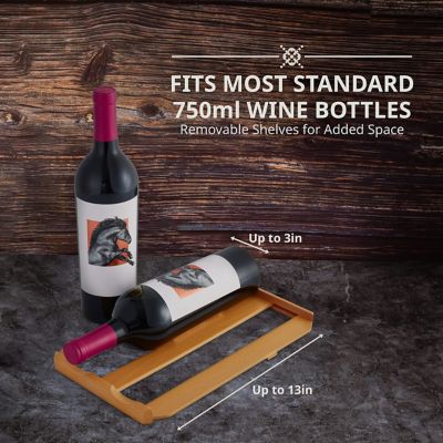 Image showing 7 th Ivation 12 Bottle Thermoelectric Wine Cooler, Quiet Freestanding Wine Fridge