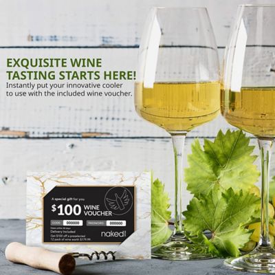 Image showing  34 Bottle Compressor Wine Refrigerator, Freestanding Wine Cooler with Lock