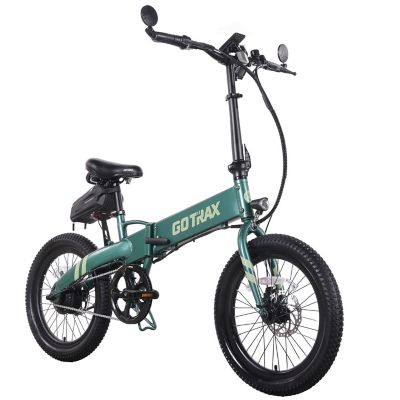 Image showing  F1V2 Folding Electric Bike, Green