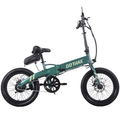 Image showing  F1V2 Folding Electric Bike, Green