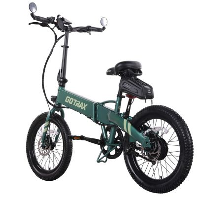 Image showing  F1V2 Folding Electric Bike, Green
