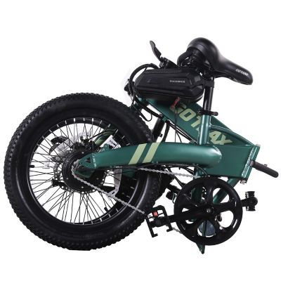 Image showing 6 th GOTRAX F1V2 Folding Electric Bike, Green