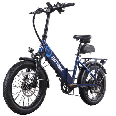 GOTRAX F2V2 Folding Electric Bike, Cobalt