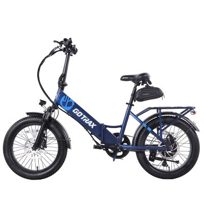 Image showing  F2V2 Folding Electric Bike, Cobalt