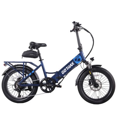Image showing  F2V2 Folding Electric Bike, Cobalt