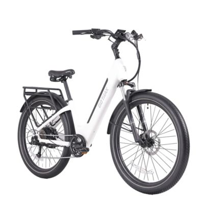 GOTRAX CTI 3 Step-Thru Electric Bike, White