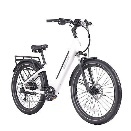 GOTRAX CTI 3 Step-Thru Electric Bike, White