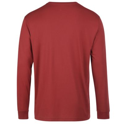 Image showing  Men's Jersey Crew Neck Long-Sleeve T-Shirt