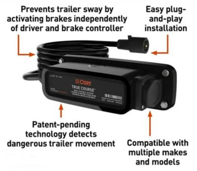 Image showing  True Course Bluetooth Weight Distribution Hitch Sway Control Kit