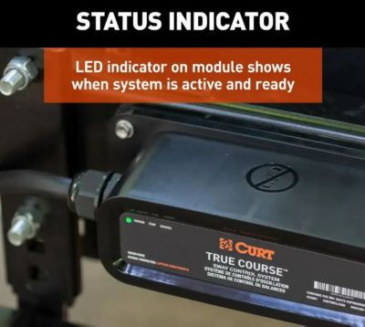 Image showing 6 th CURT True Course Bluetooth Weight Distribution Hitch Sway Control Kit
