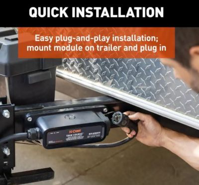 Image showing 7 th CURT True Course Bluetooth Weight Distribution Hitch Sway Control Kit