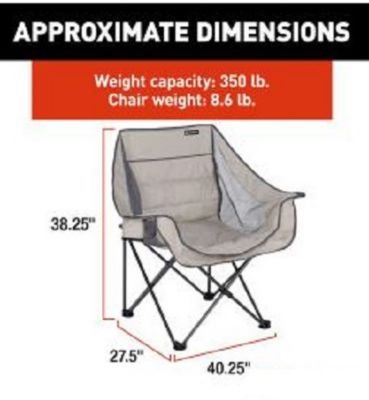 Image showing  Double-Wide Big Bear Camping Chair, Sand Color