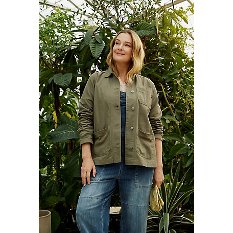 Martha Stewart Ladies Garden Chore Canvas Jacket
