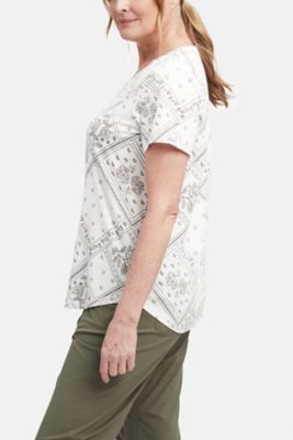 Image showing  Women's Moisture-Wicking Garden Scoop Neck Short-Sleeve T-Shirt