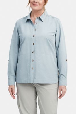 Martha Stewart Women's Moisture-Wicking Garden Long-Sleeve Work Shirt