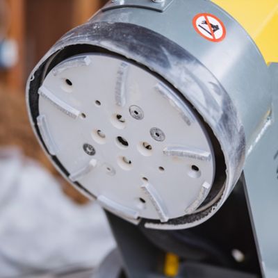 Image showing  10 in. Electric Floor Grinder Sander Polisher with Diamond Grinding Disc Plate