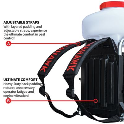 Image showing  3.7 gal. Gas-Powered Backpack Mosquito Fogger for Pest Control and Disinfectants, 3 HP