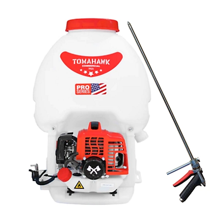 Tomahawk Power 5 gal. Power Backpack Sprayer 450 PSI Pump for Pest Control and Disinfectants with Iriigation Rod