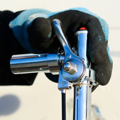 Image showing  1.6 HP Honda Vibrating Concrete Power Screed Motor with 16ft Magnesium Aluminum Board Straight Edge