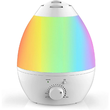 Bell & Howell Ultrasonic Color Changing Humidifier with Aroma Diffuser