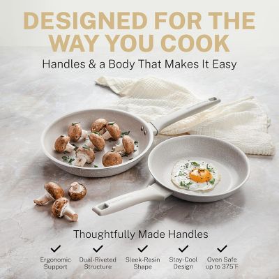 Image showing  Desert Collection 14 in. Nonstick Frying Pan with Lid