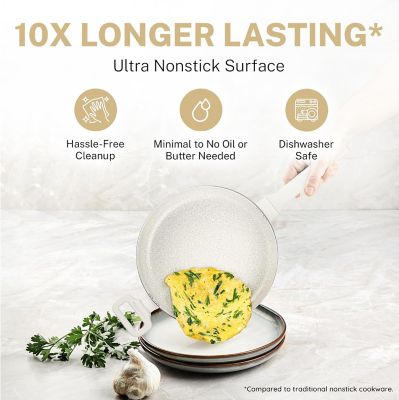 Image showing  Desert Collection 4 qt. Nonstick Saute Pan with Lid