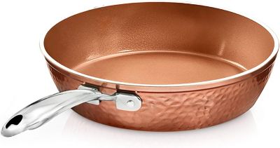 Gotham Steel Hammered Copper 9.5 in. Frying Pan