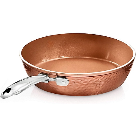 Gotham Steel Hammered Copper 12 in. Frying Pan
