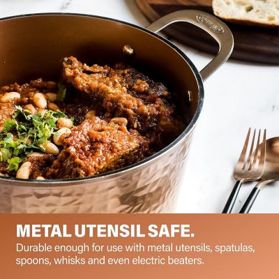Image showing 5 th Gotham Steel Hammered Copper Cookware and Bakeware Set, 20 pc.
