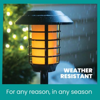 Image showing 5 th Bell & Howell Stainless Steel Solar Powered Landscape Light (4-Pack)