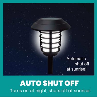 Image showing 8 th Bell & Howell Stainless Steel Solar Powered Landscape Light (4-Pack)