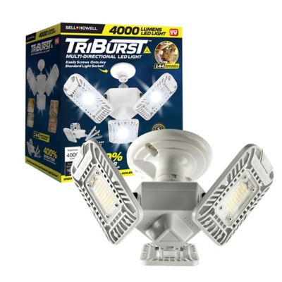 Bell & Howell TriBurst 4000 Lumens White Ceiling Light