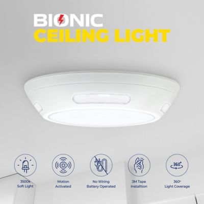 Image showing  7.13 in. Remote Controlled LED Ceiling Light