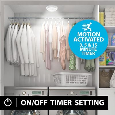 Image showing 7 th Bell & Howell 7.13 in. Remote Controlled LED Ceiling Light