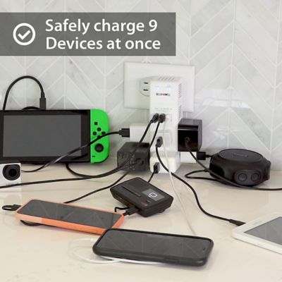 Image showing  Swivel Power 180-Degree Swiveling Power Strip with Surge Protection (2-Pack)