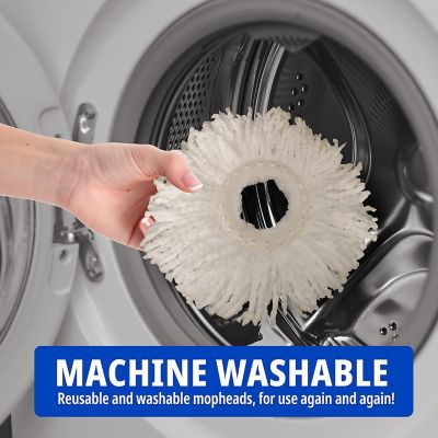 Image showing  InstaMop Microfiber Spin Mop and Bucket