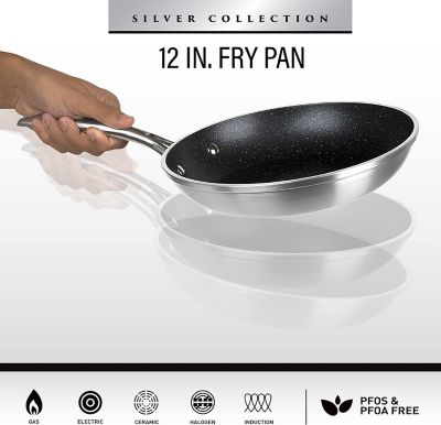 Image showing  Silver 12 in. Frying Pan