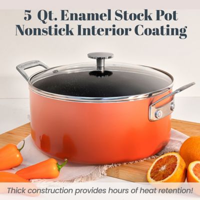 Image showing  5 qt Nonstick Gradient Stock Pot