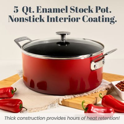 Image showing  5 qt Nonstick Gradient Stock Pot