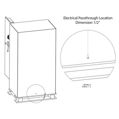 Image showing  42 Gun 17.18 cu. ft. Electronic/Key Lock Fireproof Gun Safe