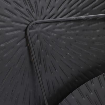 Image showing 9 th LuxenHome Abstract Black with Gold Large Metal Wall Decor