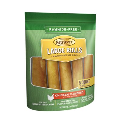 Retriever Rawhide-Free Chicken Flavored Dog Chews, 5 ct.