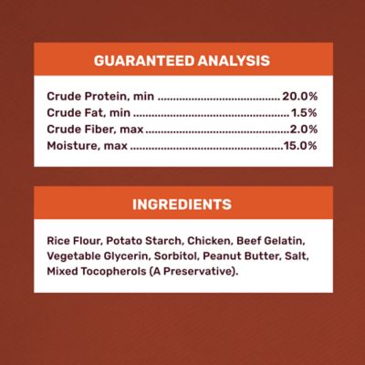 Image showing  Rawhide-Free Peanut Butter Flavored Dog Chews, 5 ct.