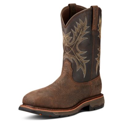 Ariat Men's WorkHog Wide Square Waterproof Composite Toe Work Boots